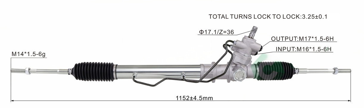 Terios  200850 Hydraulic Power Steering Rack | KITLAMT