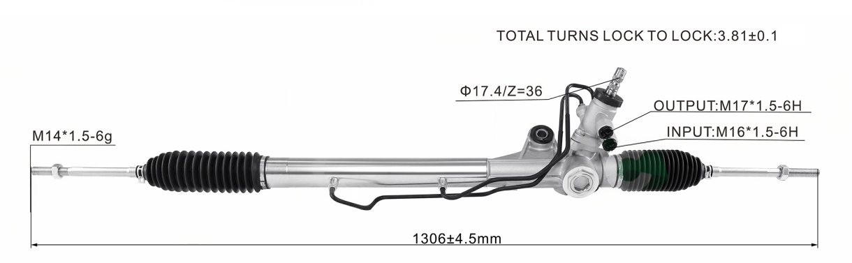 1994-1996 Toyota T100 Hydraulic Power Steering Rack | KITLAMT