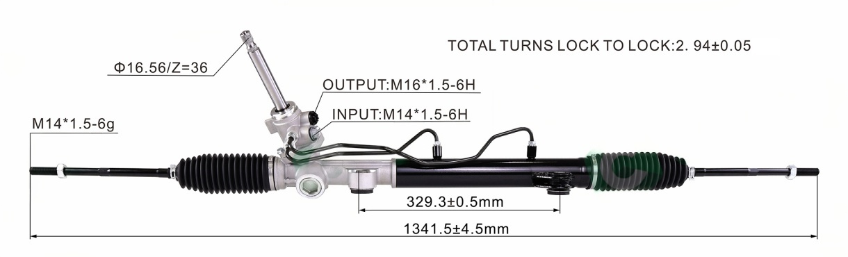 MITSUBISHI Galant 03-2012 Hydraulic Power Steering Rack | KITLAMT