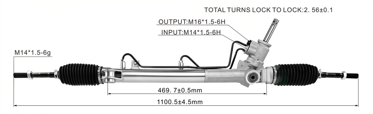 SAIC MG 3 Hydraulic Power Steering Rack | KITLAMT