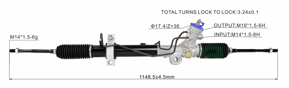Murano Z50 2002- 4WD Hydraulic Power Steering Rack | KITLAMT