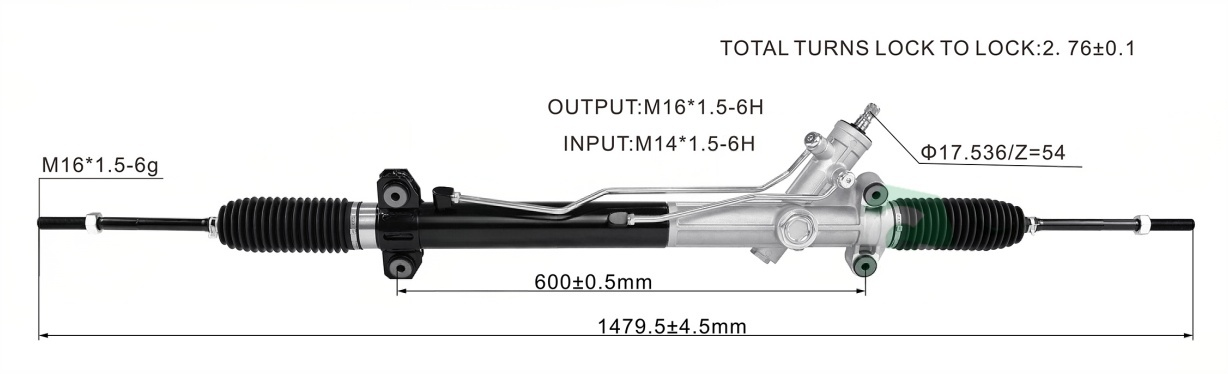 Iveco Daily17-款 Hydraulic Power Steering Rack | KITLAMT