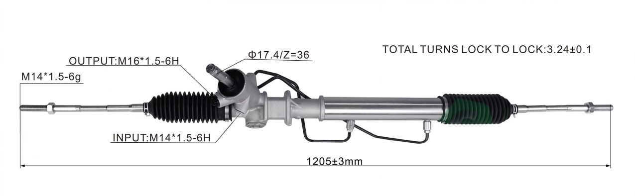 Subaru Forester Hydraulic Power Steering Rack | KITLAMT