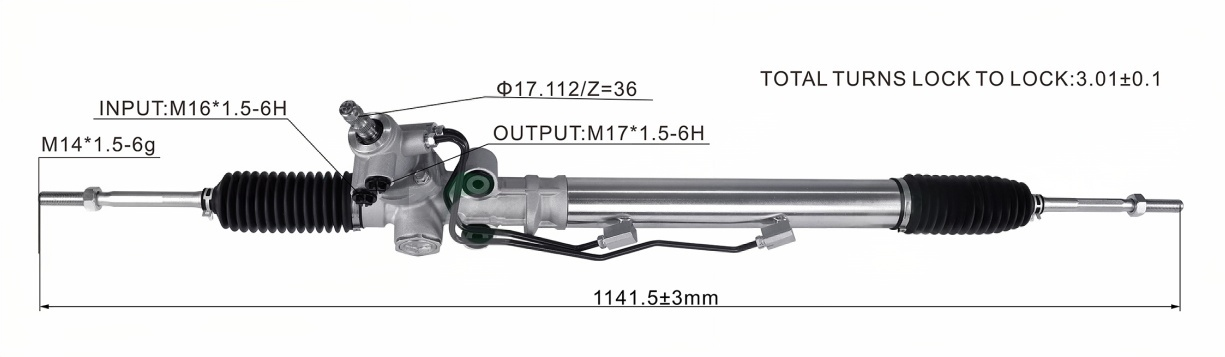 Lexus 2001-2005 IS300 26-2622 Hydraulic Power Steering Rack | KITLAMT