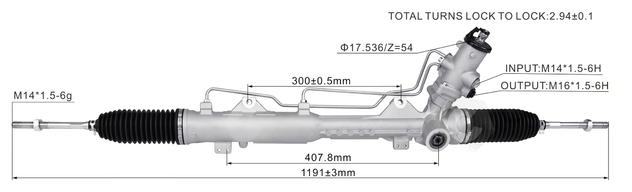 BMW 3 E90 Hydraulic Power Steering Rack | KITLAMT
