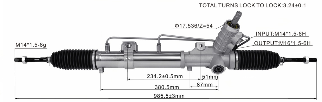 BMW E36 Hydraulic Power Steering Rack | KITLAMT