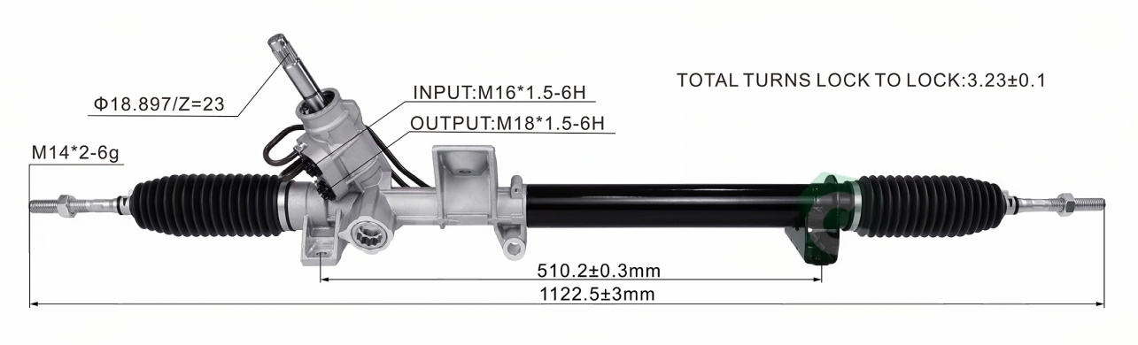 volvo 850 1991-1997/C70 1998-2005 Hydraulic Power Steering Rack | KITLAMT
