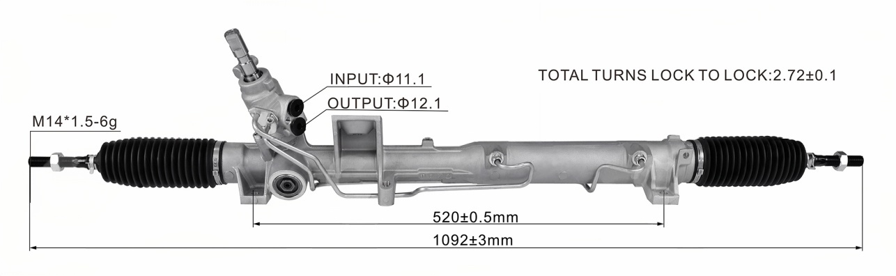 VOLVO S60 I (384) 2.0 T5 2000-2010 Hydraulic Power Steering Rack | KITLAMT