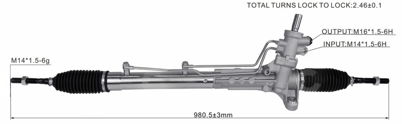BMW Mini Cooper 2006- Hydraulic Power Steering Rack | KITLAMT