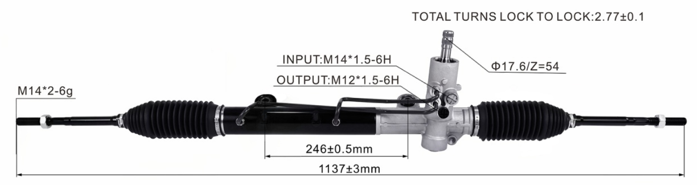 Fiat Doblo Hydraulic Power Steering Rack | KITLAMT