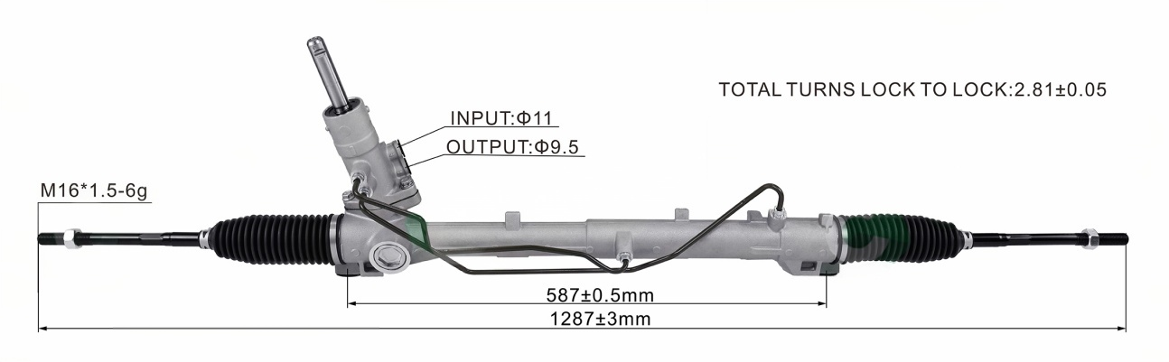 VOLVO C30 (533) 2.0 FlexFuel 2010-2012 Hydraulic Power Steering Rack | KITLAMT