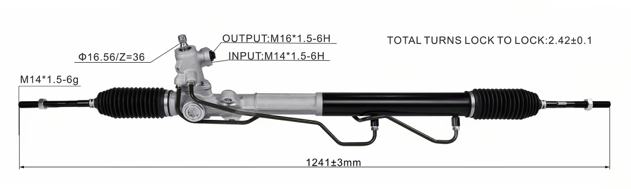 CHRYSLER SEBRING 1995-2000 Hydraulic Power Steering Rack | KITLAMT