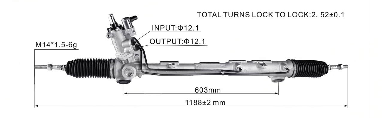 Panamera Electric Hydraulic Power Steering Rack | KITLAMT