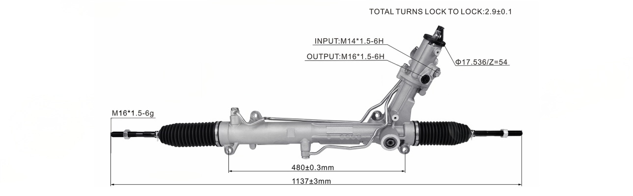BMW 5  E60 Electric Hydraulic Power Steering Rack | KITLAMT