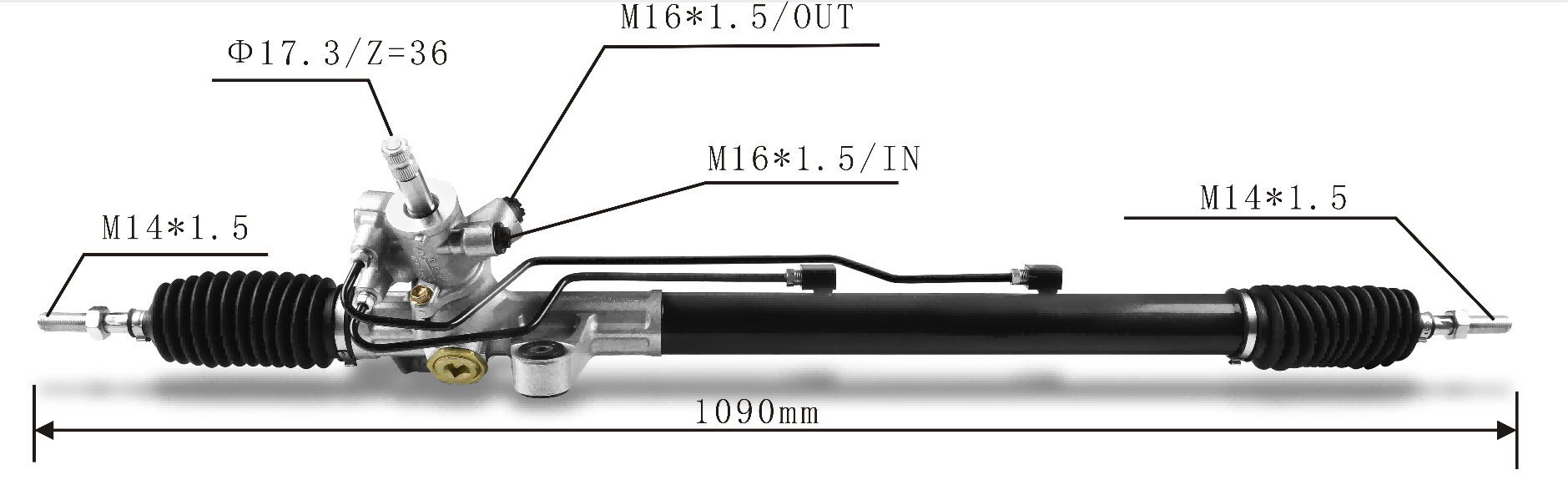 Honda Accord  2003- Hydraulic Power Steering Rack | KITLAMT