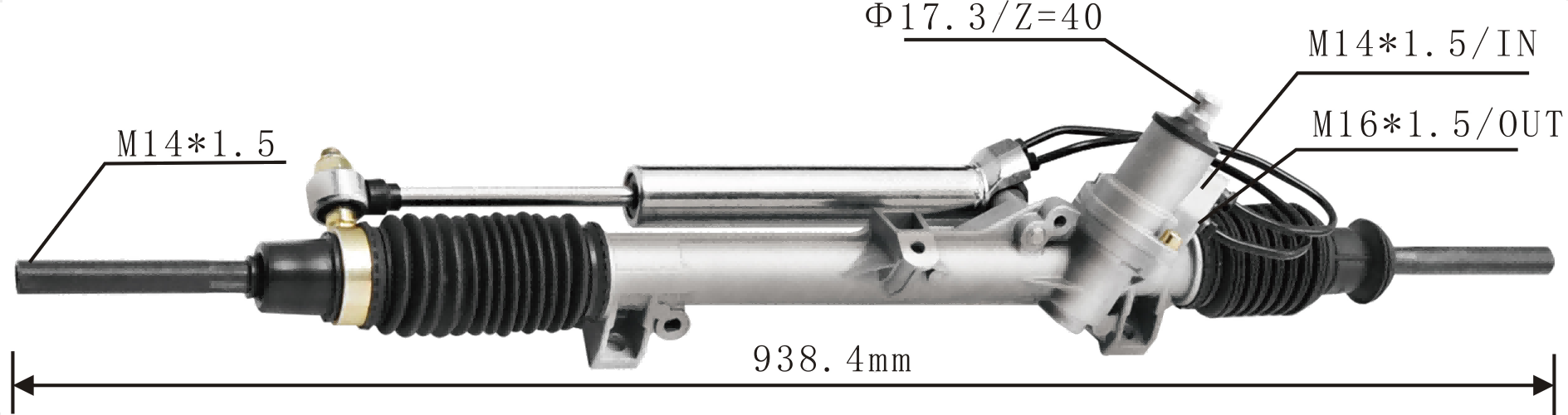 Peugeot 405 Hydraulic Power Steering Rack | KITLAMT