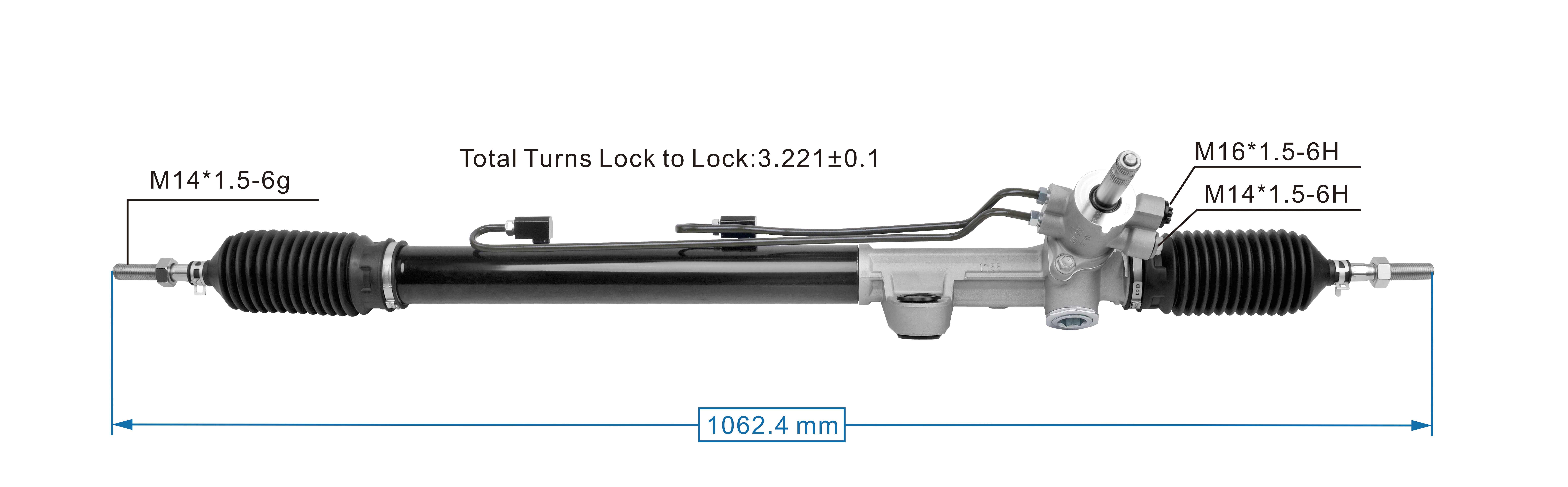 Honda Accord 1998- Hydraulic Power Steering Rack | KITLAMT