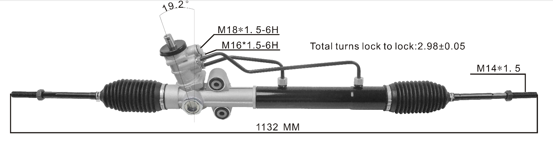 Chevrolet Lacetti 2006-2013 Hydraulic Power Steering Rack | KITLAMT