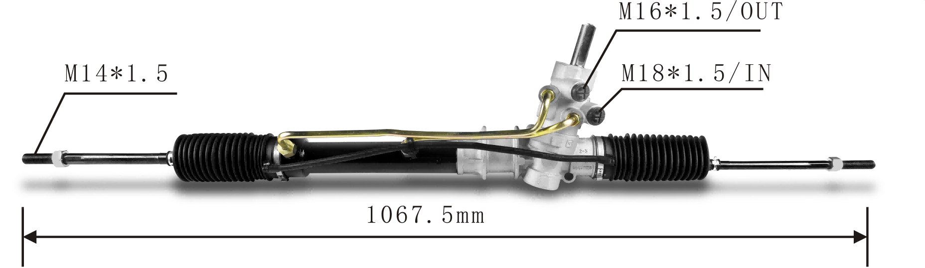 Chevrolet Chevy 1.4L/1.6L 1994-2012 Hydraulic Power Steering Rack | KITLAMT