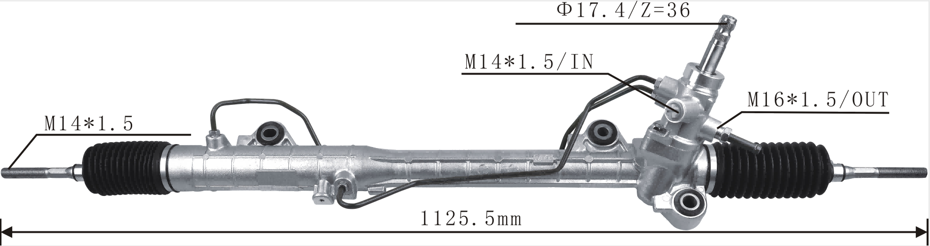 Mazda 6 2002- Hydraulic Power Steering Rack | KITLAMT