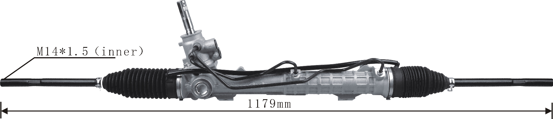 Peugeot 206 1999- Hydraulic Power Steering Rack | KITLAMT