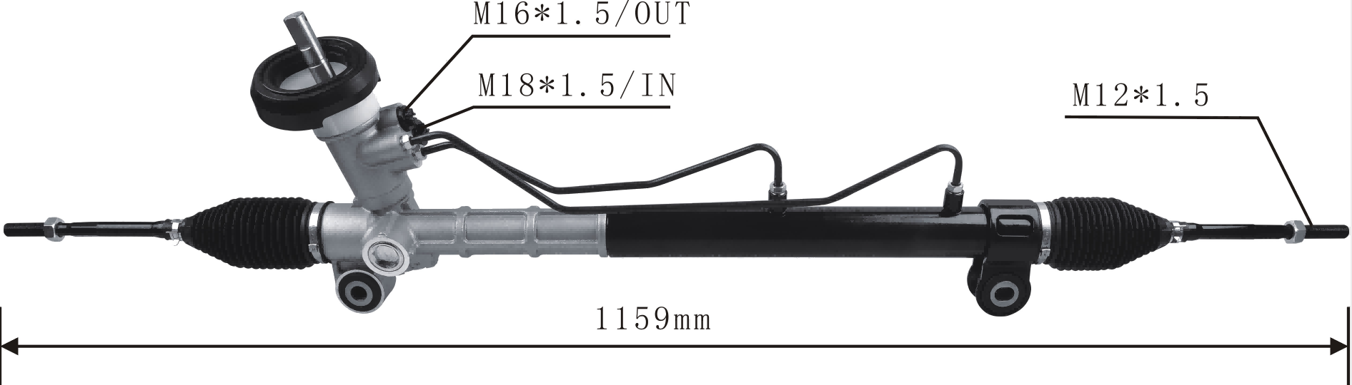 Daewoo Matiz Creative (South Korea, 2009–2011) Hydraulic Power Steering Rack | KITLAMT