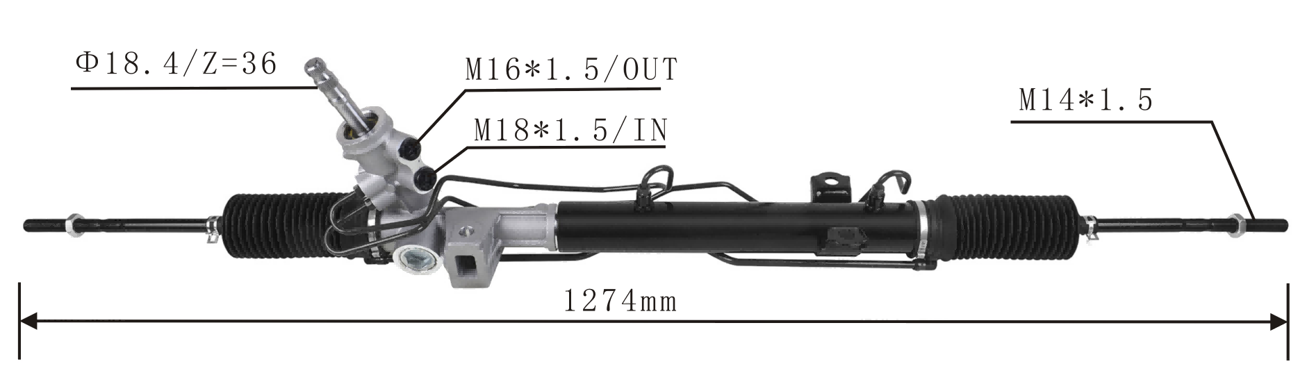 Chrysler Caravan 2001-2004 Hydraulic Power Steering Rack | KITLAMT