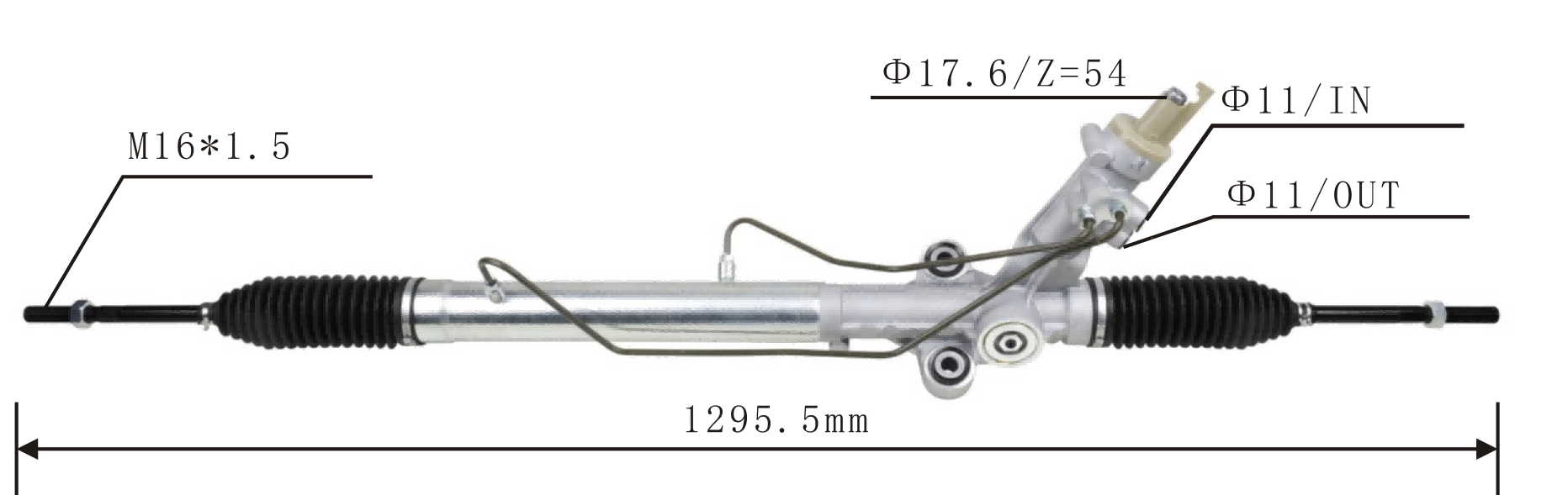 Mercedes-Benz Vito W639 Hydraulic Power Steering Rack | KITLAMT