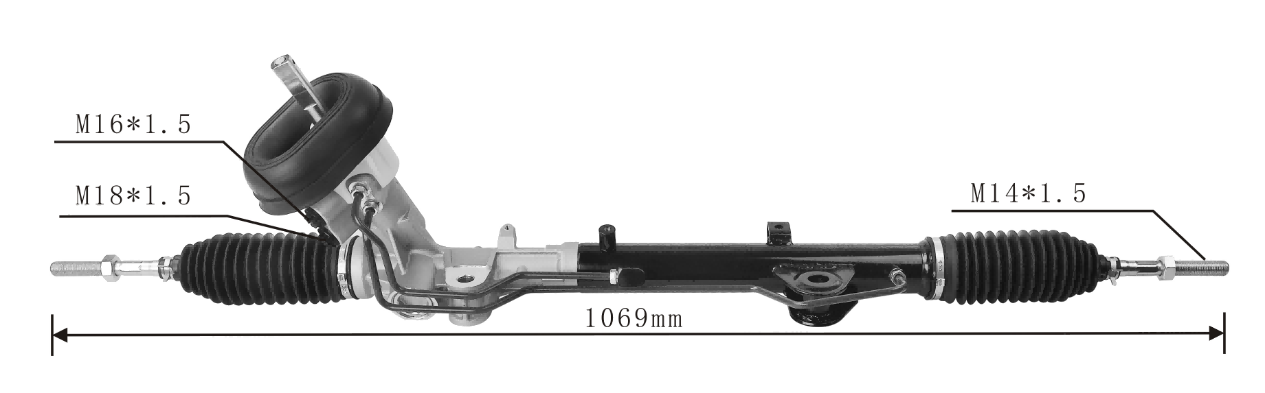 Renault Duster 2.0L 2013-2016 Hydraulic Power Steering Rack | KITLAMT
