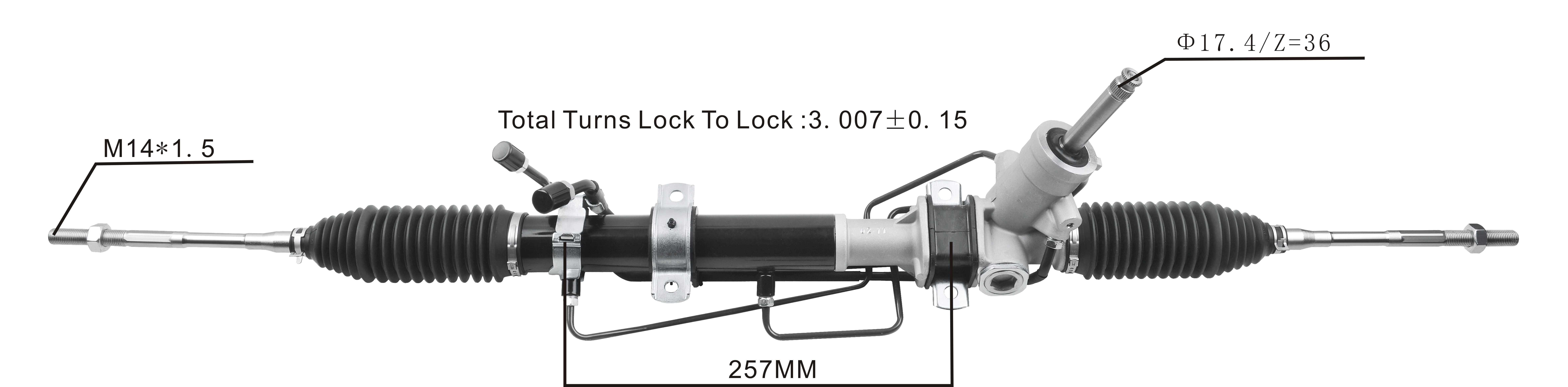 Subaru Forester SG 2002-2008 Hydraulic Power Steering Rack | KITLAMT