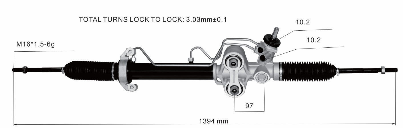 Chevrolet Silverado 1500 2007-2013 Hydraulic Power Steering Rack | KITLAMT