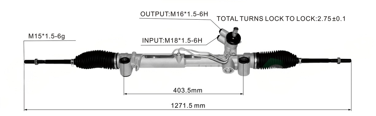 CHRYSLER 300 2006-2010 Hydraulic Power Steering Rack | KITLAMT