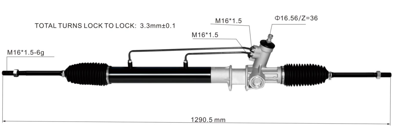 Kia Bongo 3 2006-2016 Hydraulic Power Steering Rack | KITLAMT