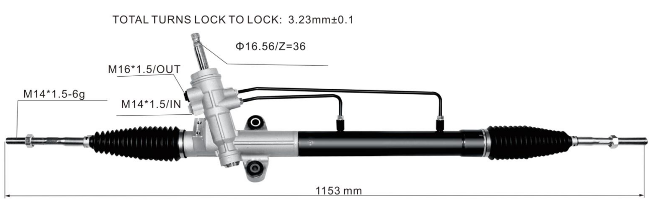 PROTON PREVE FZ6 1.6 12Y Hydraulic Power Steering Rack | KITLAMT