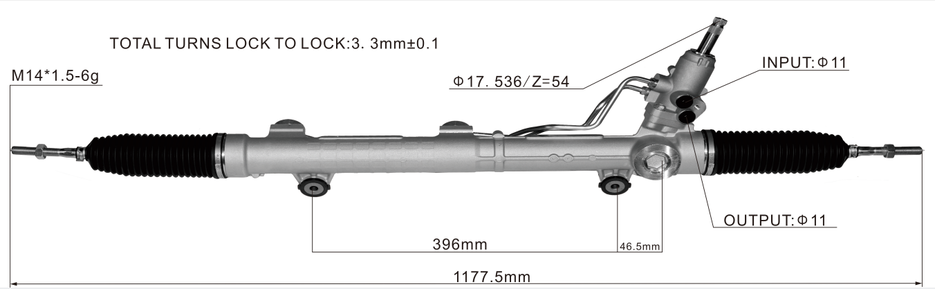 Mercedes-Benz M-Class W164 Hydraulic Power Steering Rack | KITLAMT