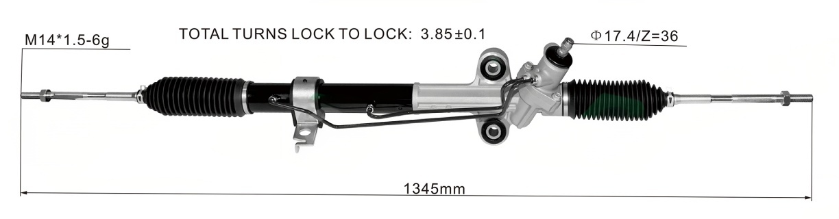 Isuzu D-Max 4WD 2012- Hydraulic Power Steering Rack | KITLAMT