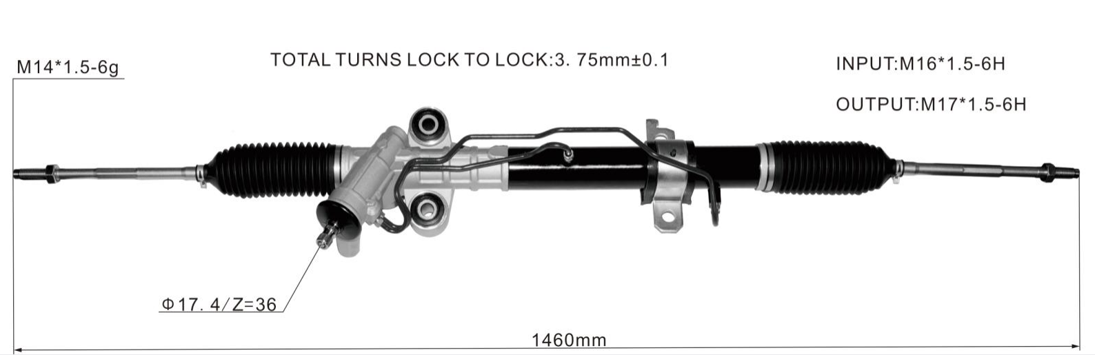 ISUZU D-MAX 2020 4WD Hydraulic Power Steering Rack | KITLAMT