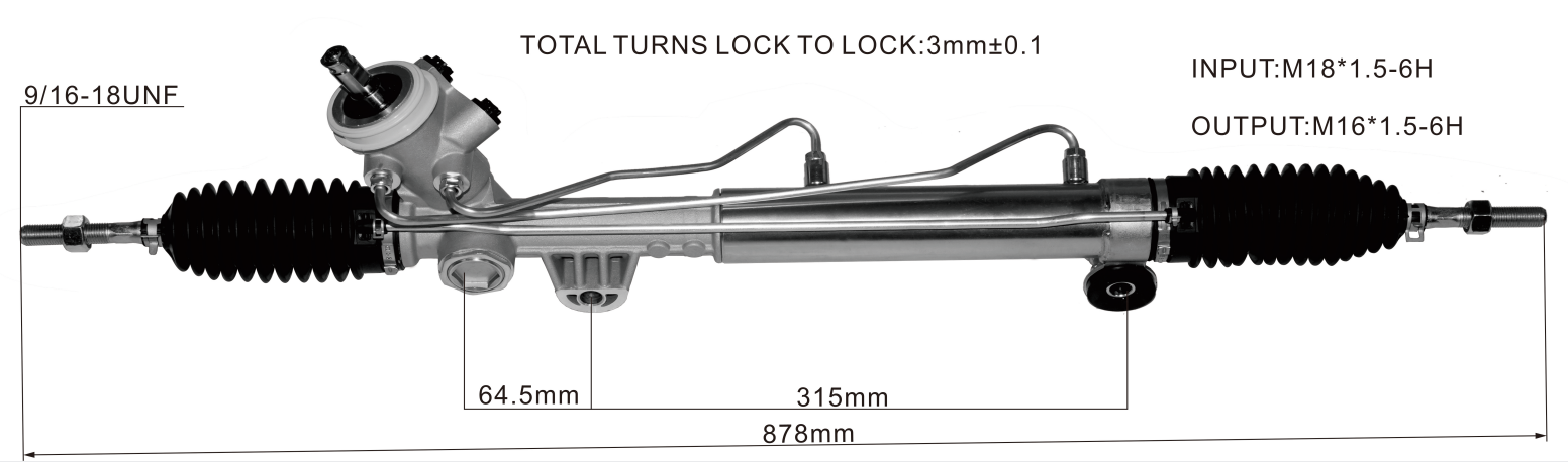 Buick Century Hydraulic Power Steering Rack | KITLAMT