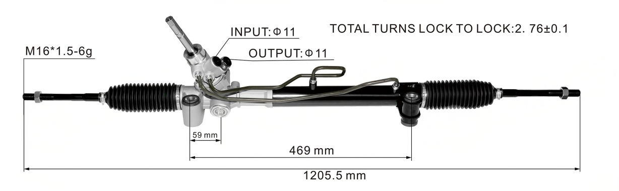Chevrolet Cruze Hydraulic Power Steering Rack | KITLAMT