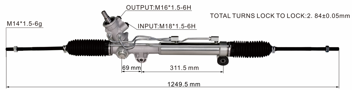 Buick Century 1997-2002 Hydraulic Power Steering Rack | KITLAMT