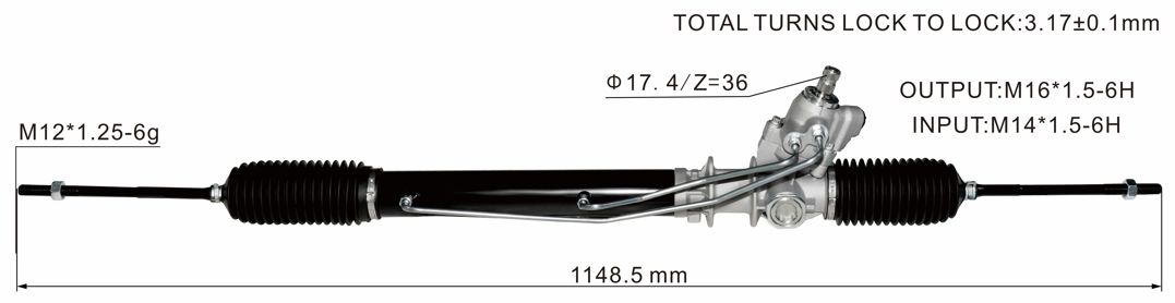 Nissan A31 Hydraulic Power Steering Rack | KITLAMT