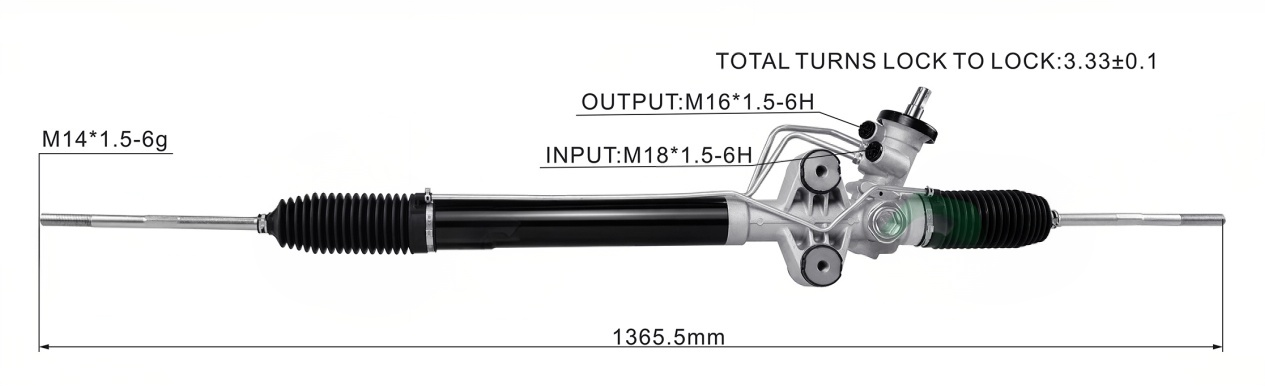 GMC Steering Rack #N/A | KITLAMT