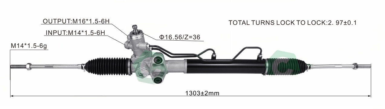Hyundai  santa fe 05-10 Hydraulic Power Steering Rack | KITLAMT