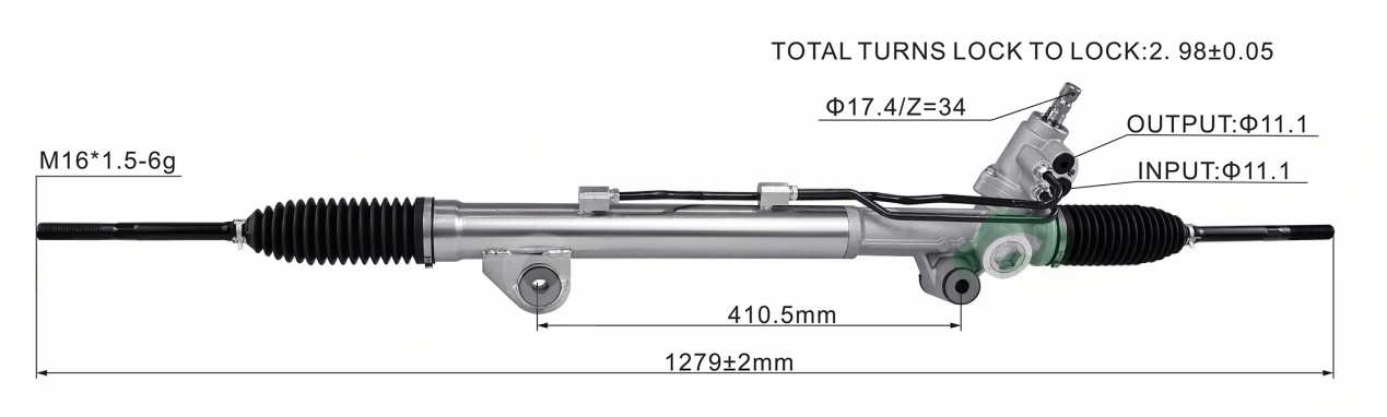 HAVAL H9 Hydraulic Power Steering Rack | KITLAMT
