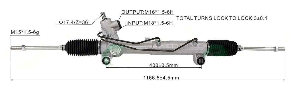 Chery Tiggo 5 Hydraulic Power Steering Rack | KITLAMT