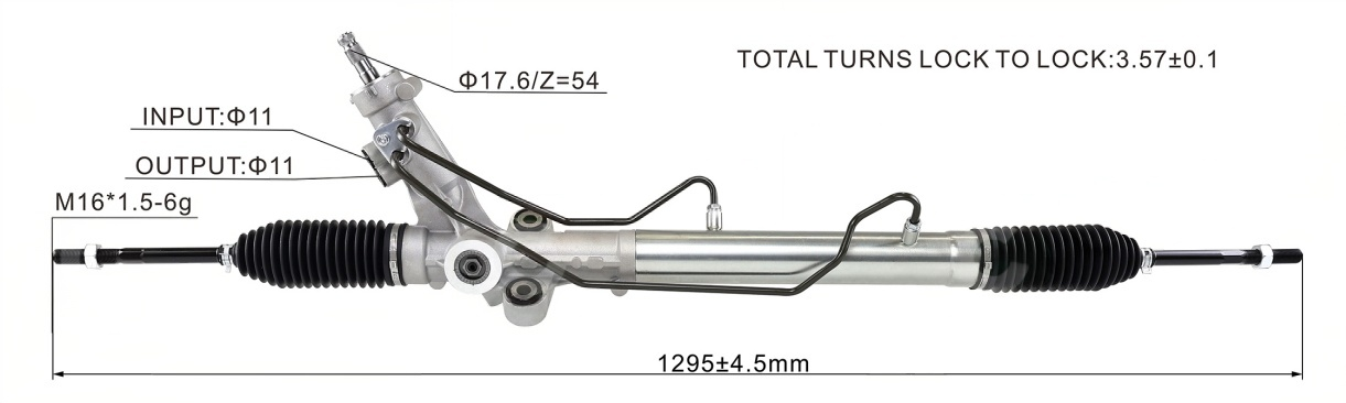 639.636 Viano Vito Hydraulic Power Steering Rack | KITLAMT