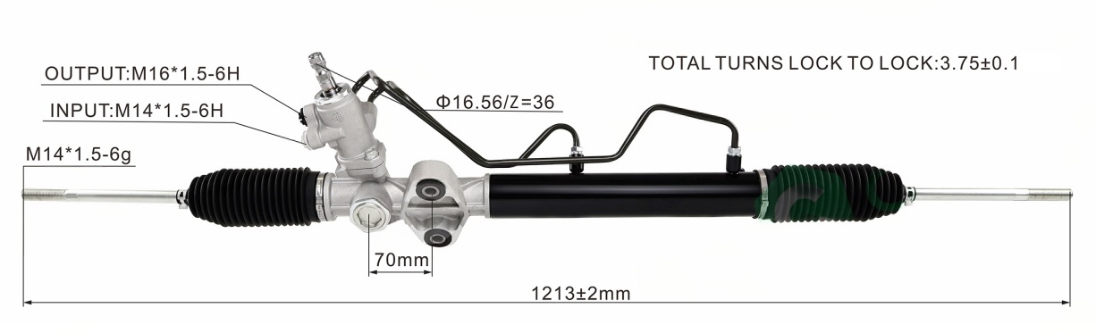 DELICA L400 4WD Hydraulic Power Steering Rack | KITLAMT