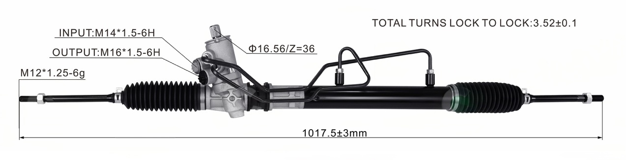 PERODUA KELISA Hydraulic Power Steering Rack | KITLAMT